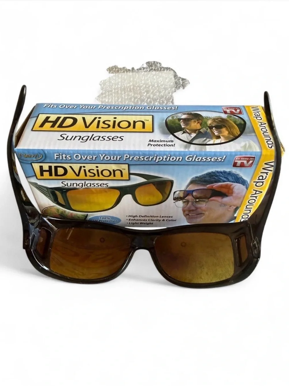 Brown Fit-Over Sunglasses